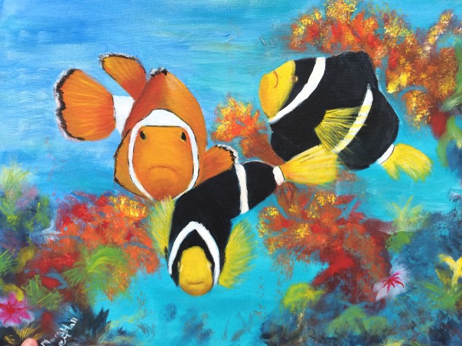 a fun painting for the kids